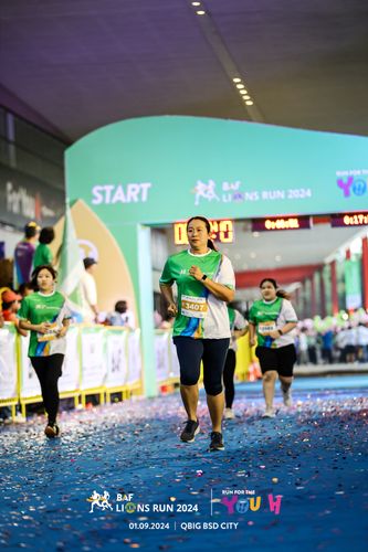 Race photo from BAF LIONS RUN 2024