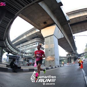 Race photo from SMARTFREN RUN 2026