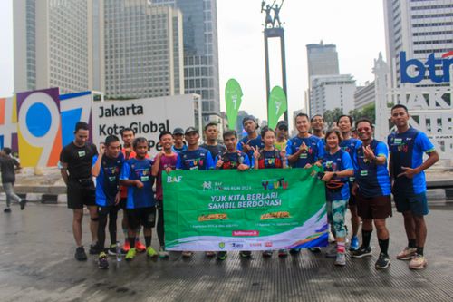 Race photo from Road to BAF Lions Run 2024