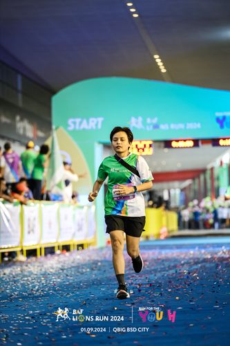 Race photo from BAF LIONS RUN 2024
