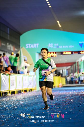 Race photo from BAF LIONS RUN 2024