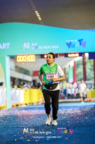 Race photo from BAF LIONS RUN 2024