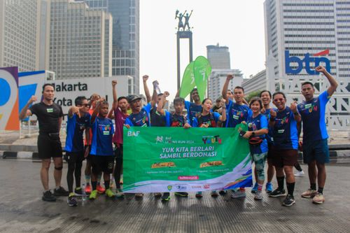 Race photo from Road to BAF Lions Run 2024