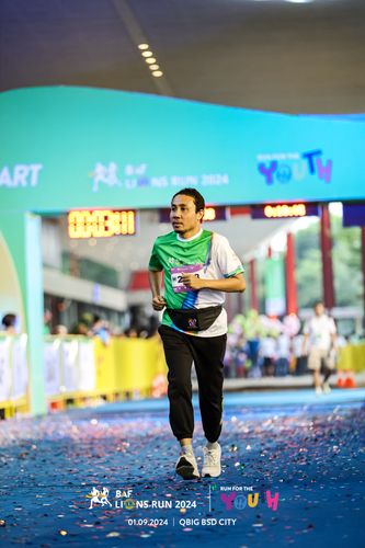 Race photo from BAF LIONS RUN 2024