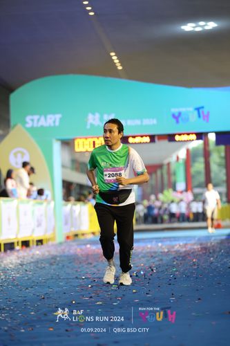 Race photo from BAF LIONS RUN 2024