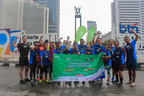 Race photo from Road to BAF Lions Run 2024