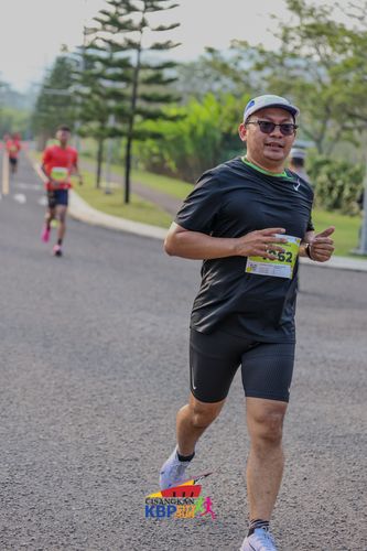 Race photo from CISANGKAN KBP CITY RUN 2025