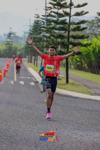 Race photo from CISANGKAN KBP CITY RUN 2025