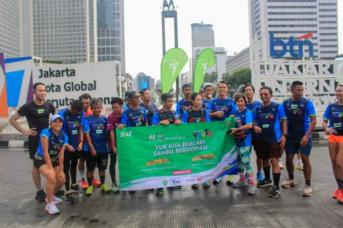Race photo from Road to BAF Lions Run 2024