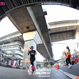 Race photo from SMARTFREN RUN 2026