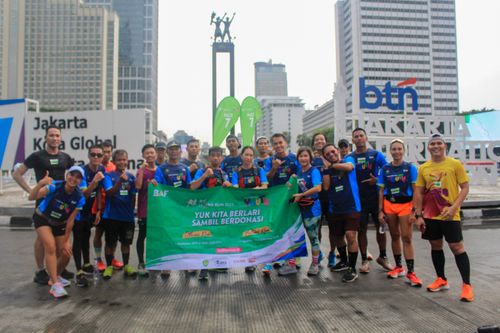 Race photo from Road to BAF Lions Run 2024