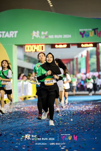 Race photo from BAF LIONS RUN 2024
