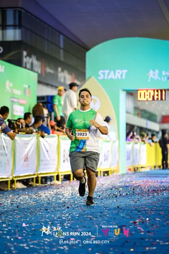 Race photo from BAF LIONS RUN 2024