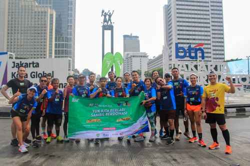 Race photo from Road to BAF Lions Run 2024