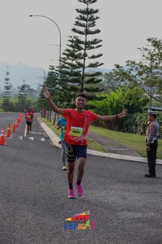Race photo from CISANGKAN KBP CITY RUN 2025