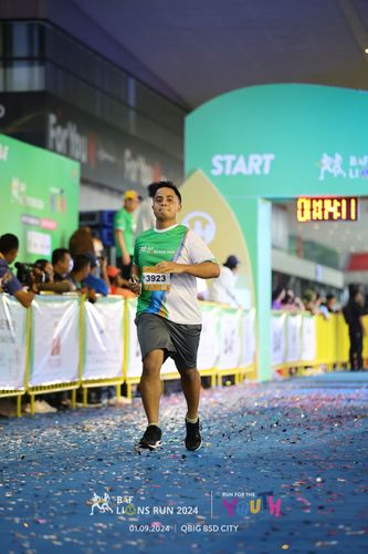 Race photo from BAF LIONS RUN 2024