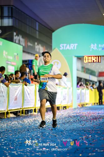 Race photo from BAF LIONS RUN 2024