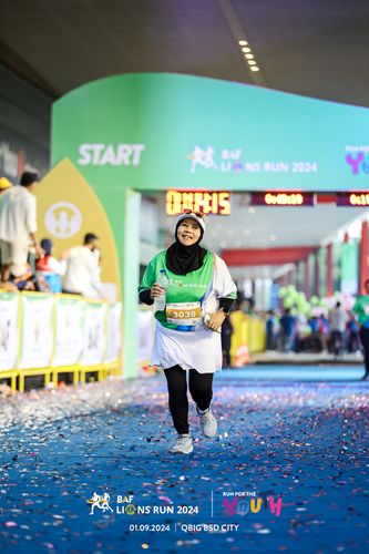 Race photo from BAF LIONS RUN 2024