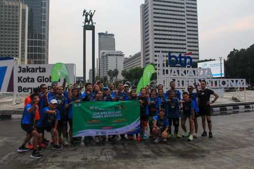 Race photo from Road to BAF Lions Run 2024