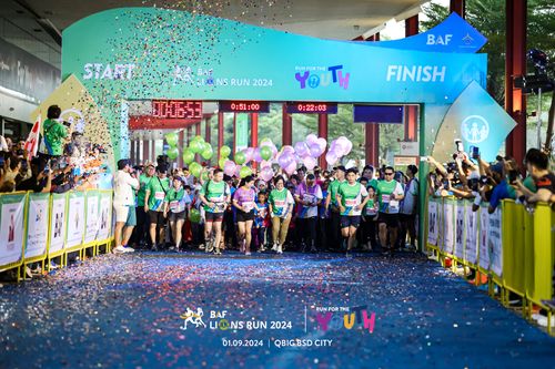 Race photo from BAF LIONS RUN 2024