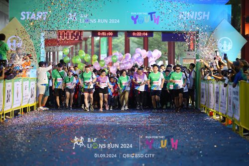 Race photo from BAF LIONS RUN 2024