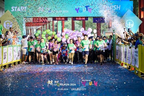 Race photo from BAF LIONS RUN 2024