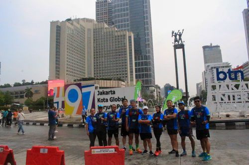 Race photo from Road to BAF Lions Run 2024