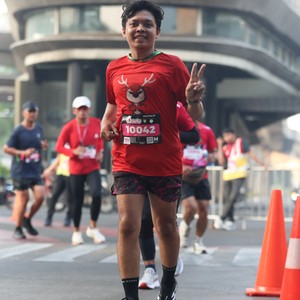 Race photo from SMARTFREN RUN 2026