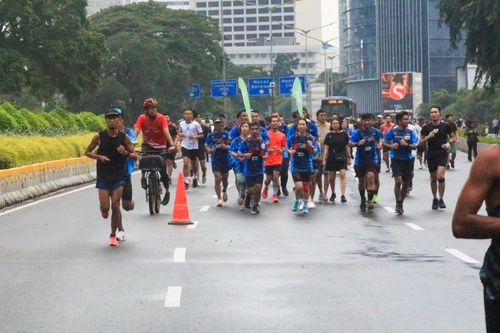 Race photo from Road to BAF Lions Run 2024