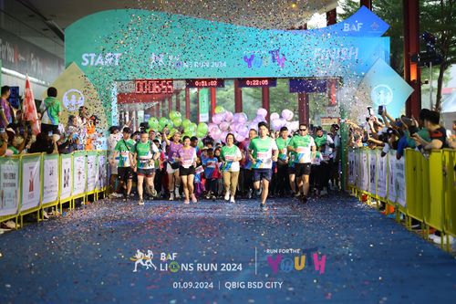 Race photo from BAF LIONS RUN 2024
