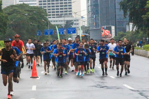 Race photo from Road to BAF Lions Run 2024