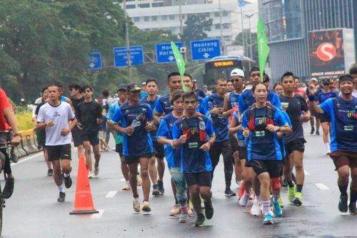 Race photo from Road to BAF Lions Run 2024