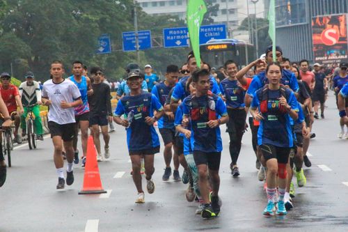 Race photo from Road to BAF Lions Run 2024