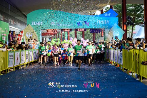 Race photo from BAF LIONS RUN 2024