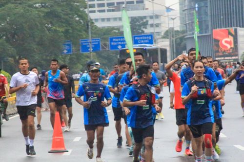 Race photo from Road to BAF Lions Run 2024