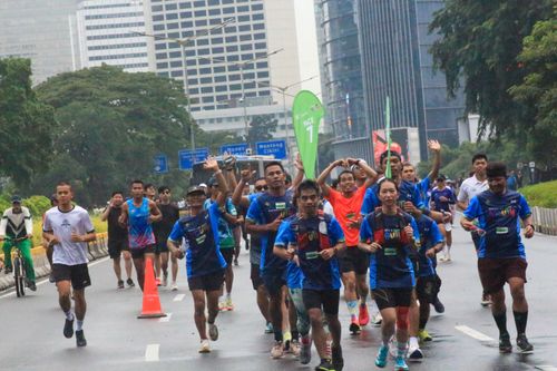 Race photo from Road to BAF Lions Run 2024
