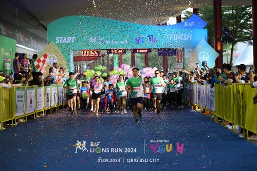 Race photo from BAF LIONS RUN 2024