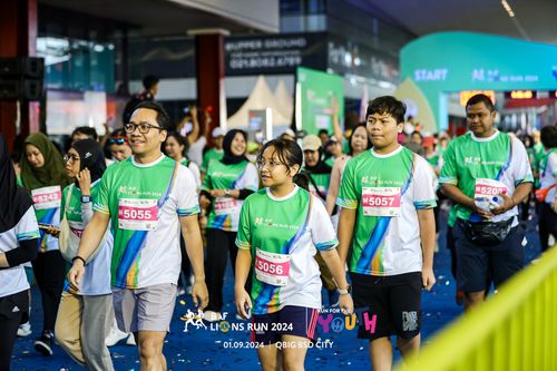 Race photo from BAF LIONS RUN 2024