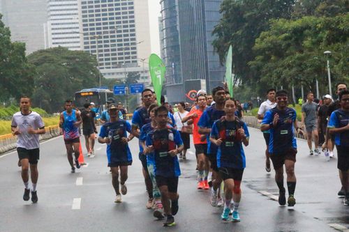 Race photo from Road to BAF Lions Run 2024