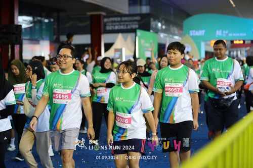 Race photo from BAF LIONS RUN 2024