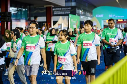 Race photo from BAF LIONS RUN 2024