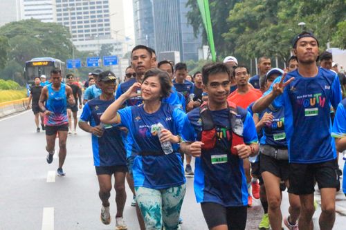 Race photo from Road to BAF Lions Run 2024