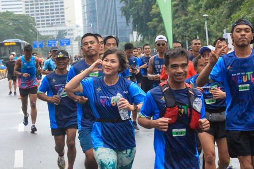 Race photo from Road to BAF Lions Run 2024