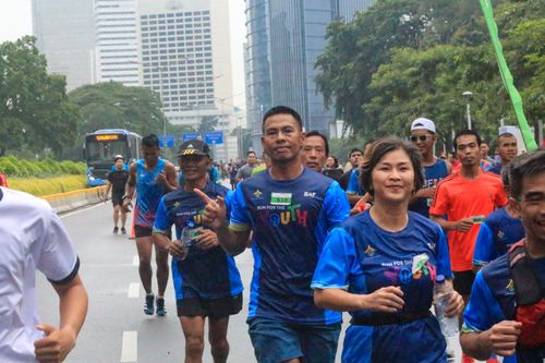 Race photo from Road to BAF Lions Run 2024