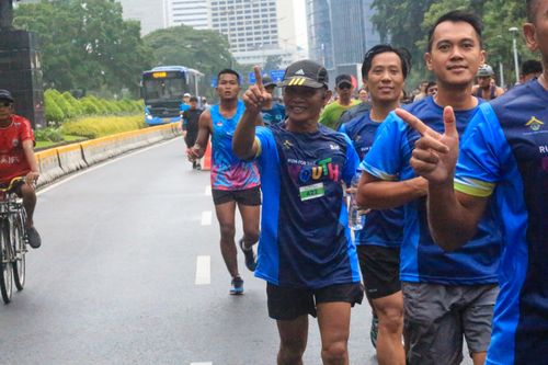 Race photo from Road to BAF Lions Run 2024