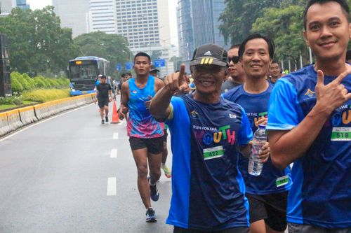 Race photo from Road to BAF Lions Run 2024
