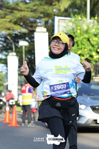 Race photo from Taman Budaya x BOGORUN 2025
