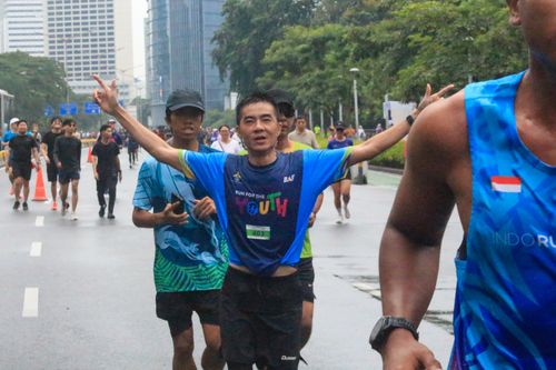 Race photo from Road to BAF Lions Run 2024