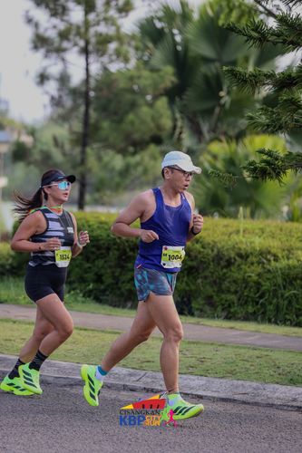 Race photo from CISANGKAN KBP CITY RUN 2025