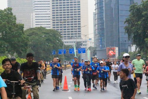 Race photo from Road to BAF Lions Run 2024